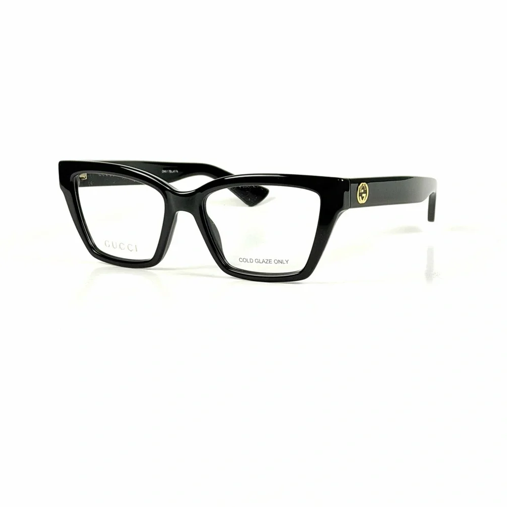 Gucci GG 1715 O 001 Black Eyeglass Frame New Authentic NWT - Picture 2 of 9
